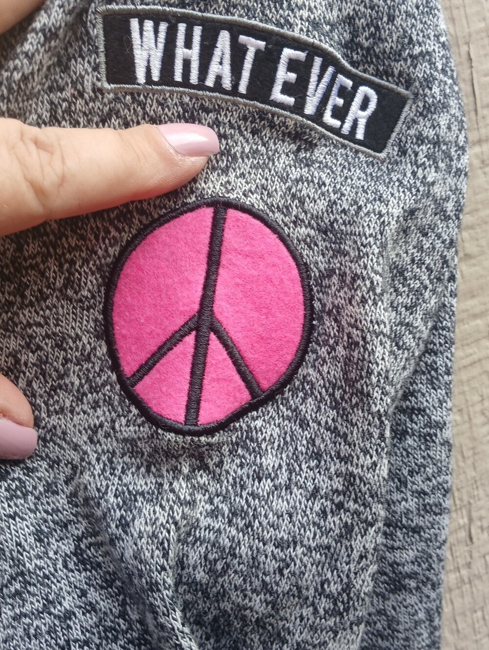 Torrid Size 1 . Peace Sign On One Sleeve , Army Type Sign & Heart On Other ..